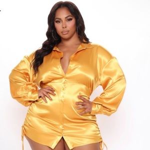 Satin Fashion Nova Dress